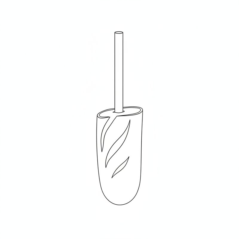 Illustration: en korv sticks ner i hålet i ett franskt korvbröd